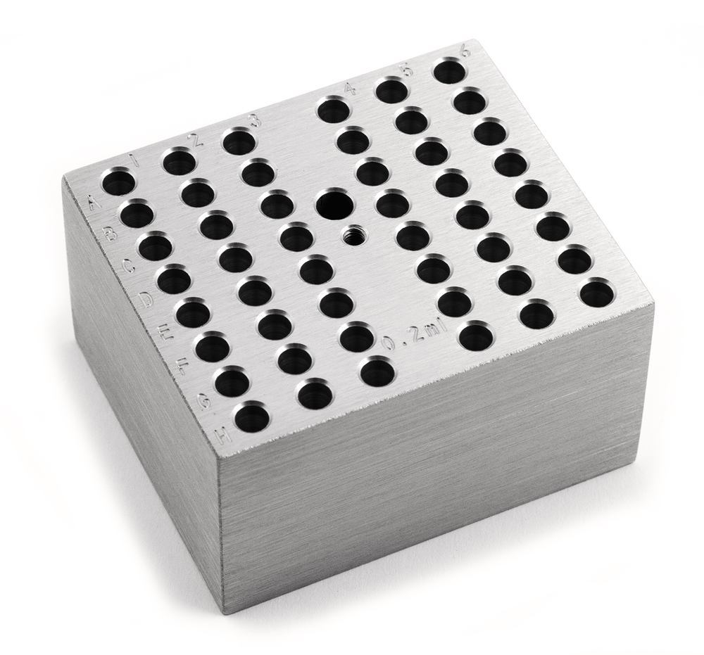 Interchangeable block f. reaction vials, for 48 reaction vials 0.2 ml, 1 unit(s)