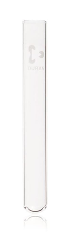 Test tubes, straight rim, DURAN®, thick walled, 9 ml, 100 unit(s)