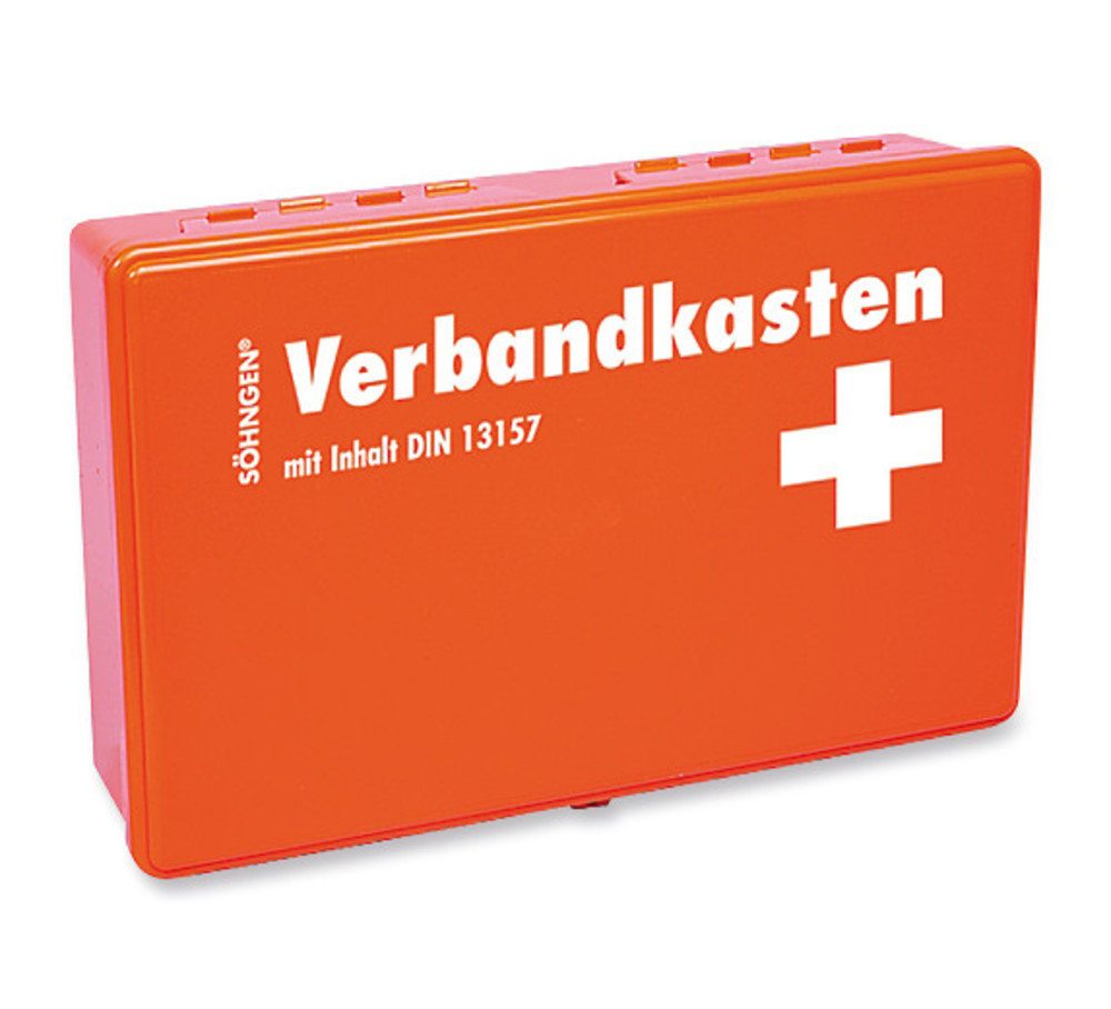 First-aid box small, plastic, acc. to DIN 13157, 1 unit(s)