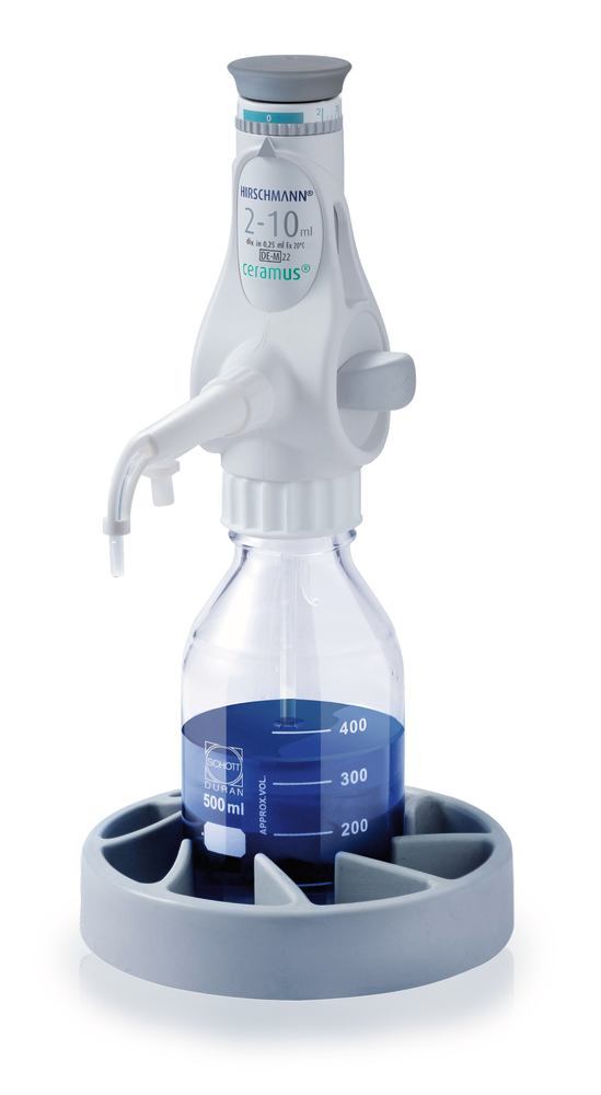Dispenser ceramus®, ceramic piston, variable volume setting 2 - 10 ml, 1 unit(s) — Carl Roth, cod T303.1
