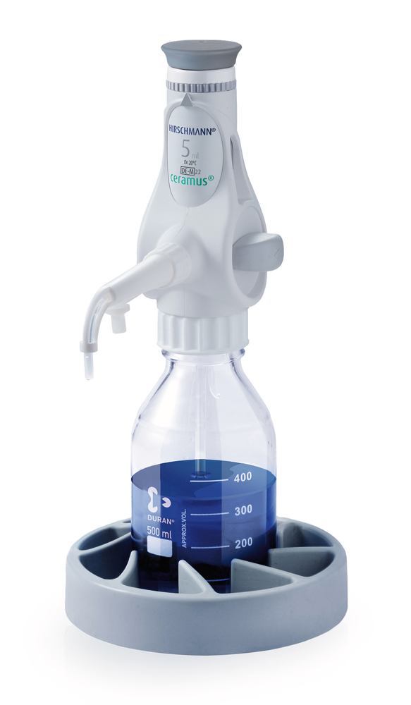 Dispenser ceramus®, ceramic piston, fixed volume setting 5 ml, 1 unit(s) — Carl Roth, cod T328.1