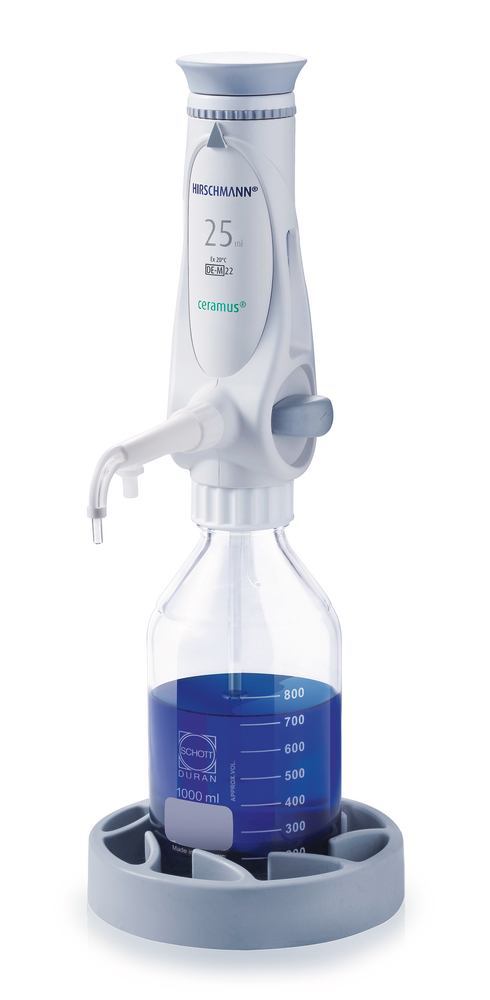 Dispenser ceramus®, ceramic piston, fixed volume setting 25 ml, 1 unit(s) — Carl Roth, cod T330.1