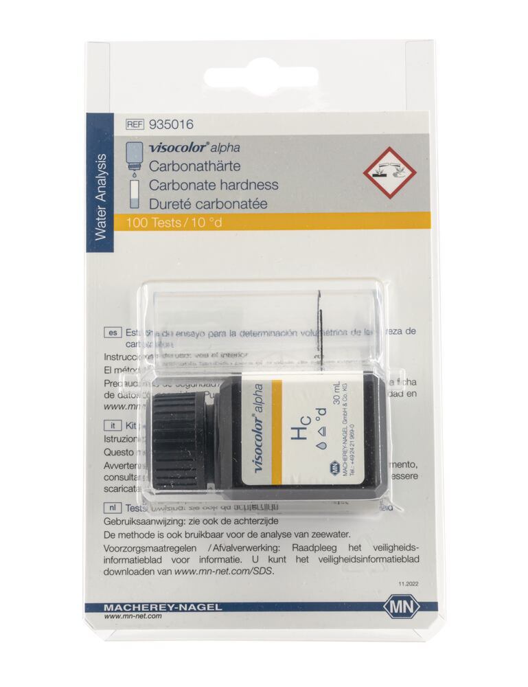 VISOCOLOR® alpha test kit, carbonate hardness, 1 unit(s)