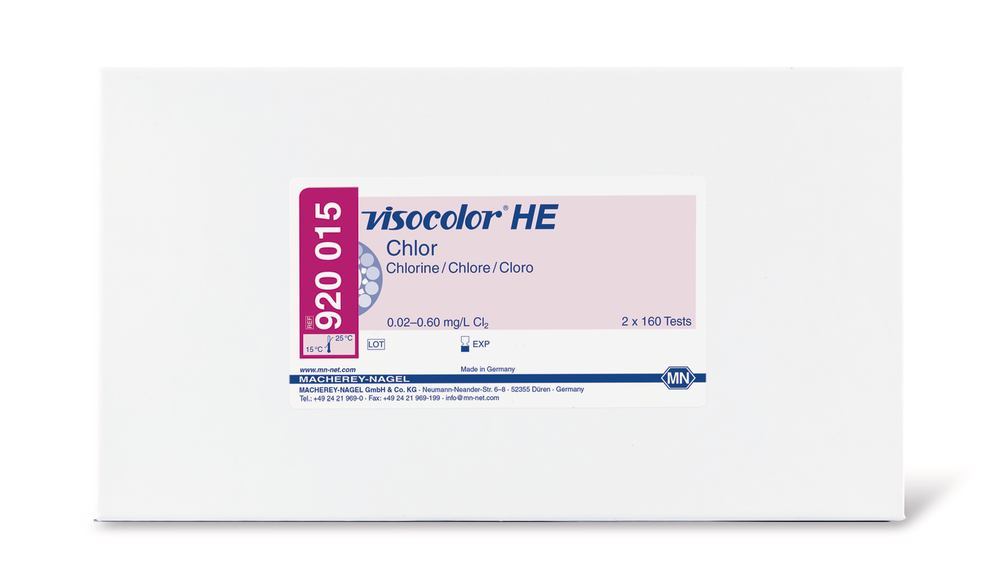 VISOCOLOR® HE test kit, chlorine Cl2 free+total, 1 unit(s)