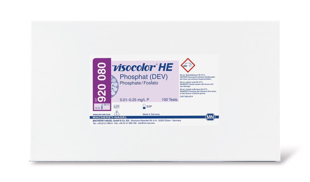 VISOCOLOR® HE test kit, phosphate P (DEV), 1 unit(s) — Carl Roth, cod T387.1