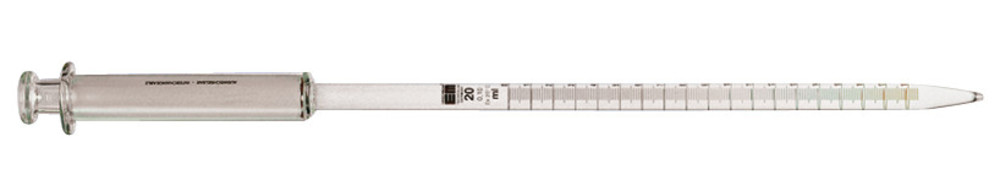 Suction piston pipettes, brown graduated, AR-GLAS®, subdivision 0.1 ml, 20 ml