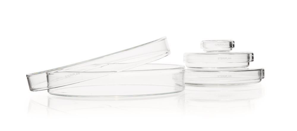 STERIPLAN® petri dishes, soda-lime glass, two pieces, Ø 100 mm, H 20 mm — Carl Roth, cod T942.1