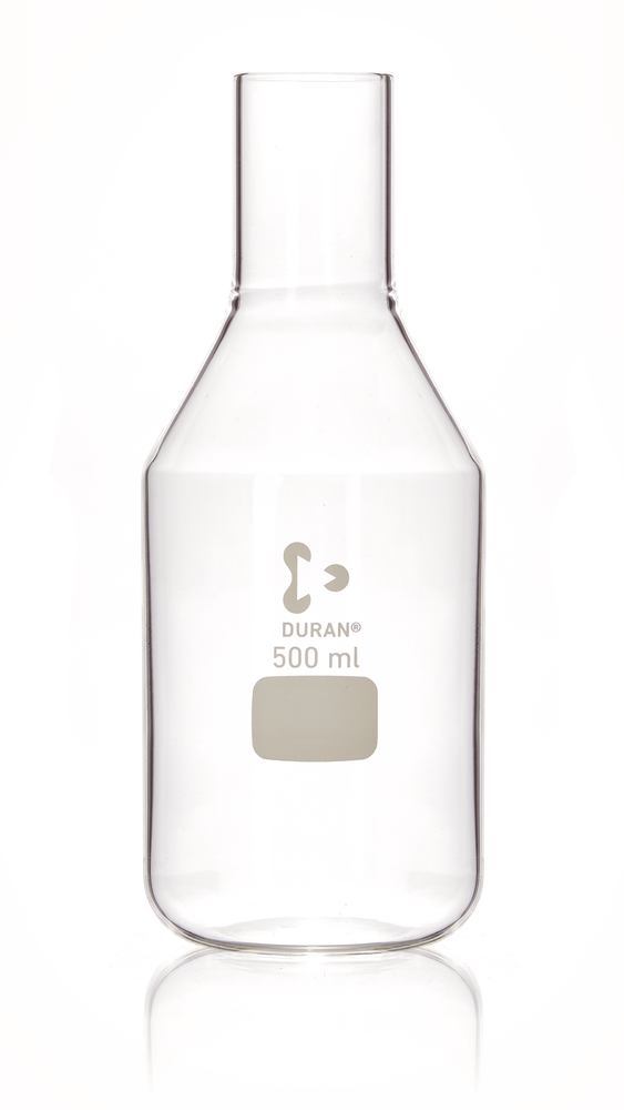 Culture media bottle with straight neck, DURAN®, height 208 mm, 500 ml