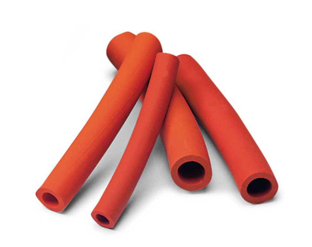 Rotilabo®-rubber tube, natural rubber, red, inner-Ø 16 mm, outer-Ø 22 mm, 12 m