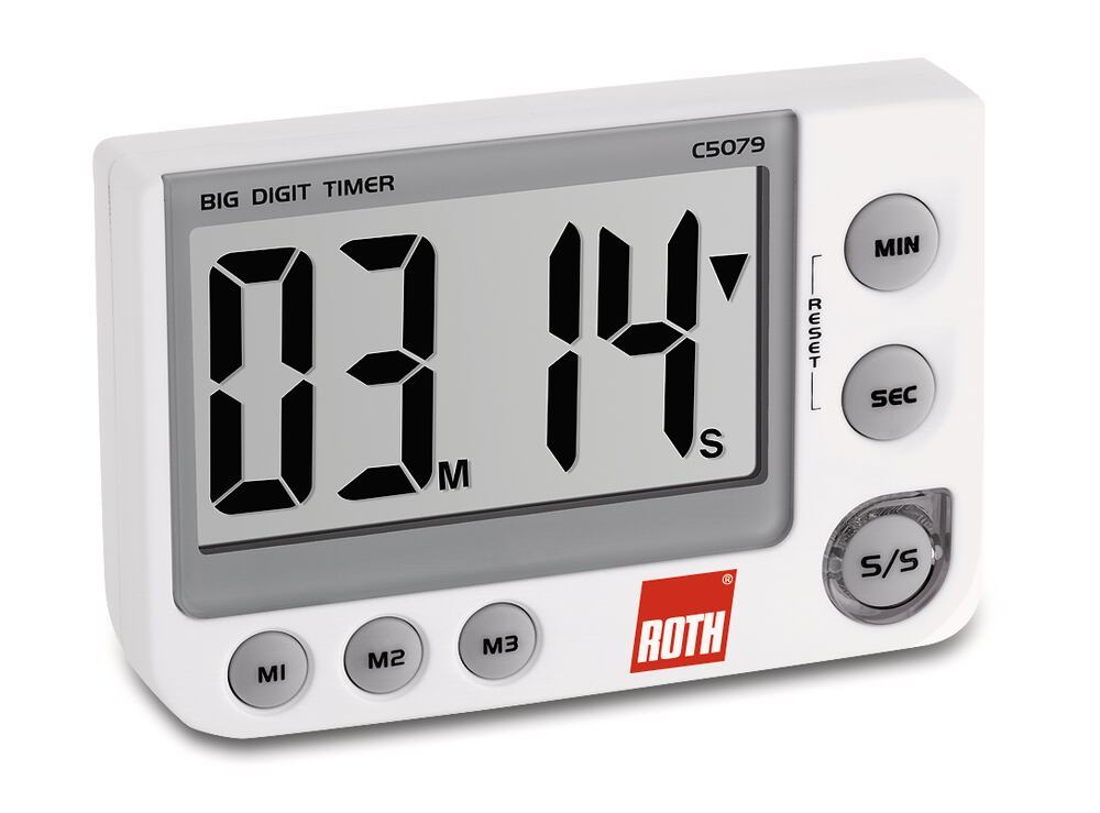ROTILABO®-microchronometer, incl. batt., L 90 x W 60 x D 20 mm, 1 unit(s)