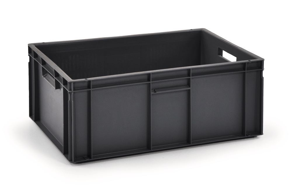 Stackable container 45 l, plastic, L 600 x W 400 x H 220 mm, 1 unit(s)