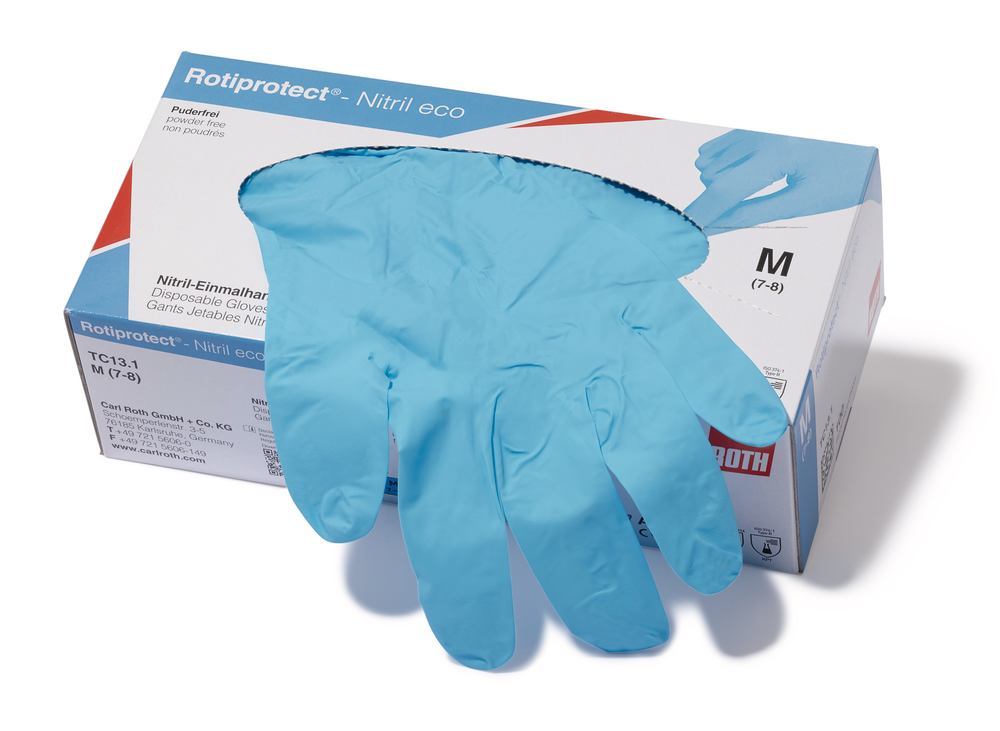 Rotiprotect®-Nitril eco dispos. gloves, size XL, 9-10, 90 unit(s)