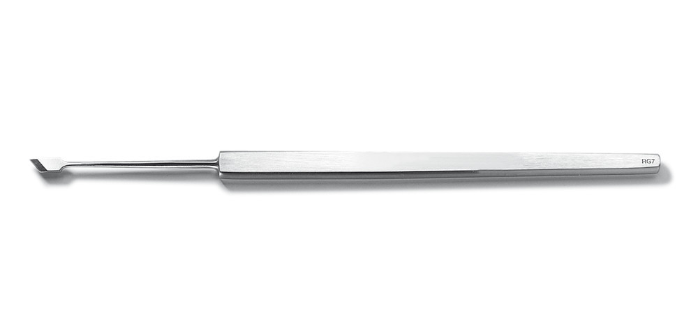 Micro dissecting chisel, Made of stainless steel, length 125 mm, 1 unit(s)