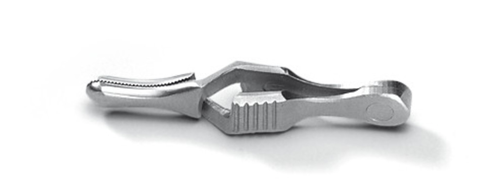 Artery clamps made of stainless steel, Type Dieffenbach, straight, 28 mm