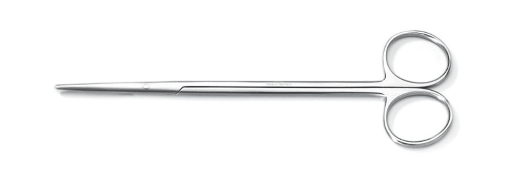 Dissecting a. suture scissors stainl.st., Baby-Metzenbaum, blunt, 145 mm