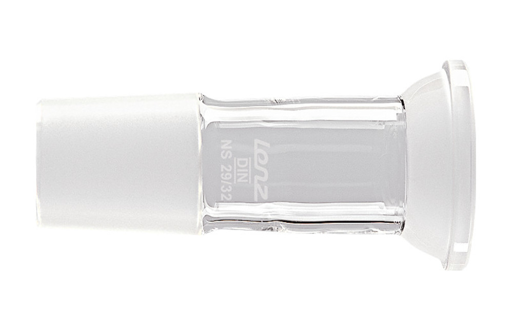 Adapt. ground glass joint 29/32, to spherical socket 29, 1 unit(s)