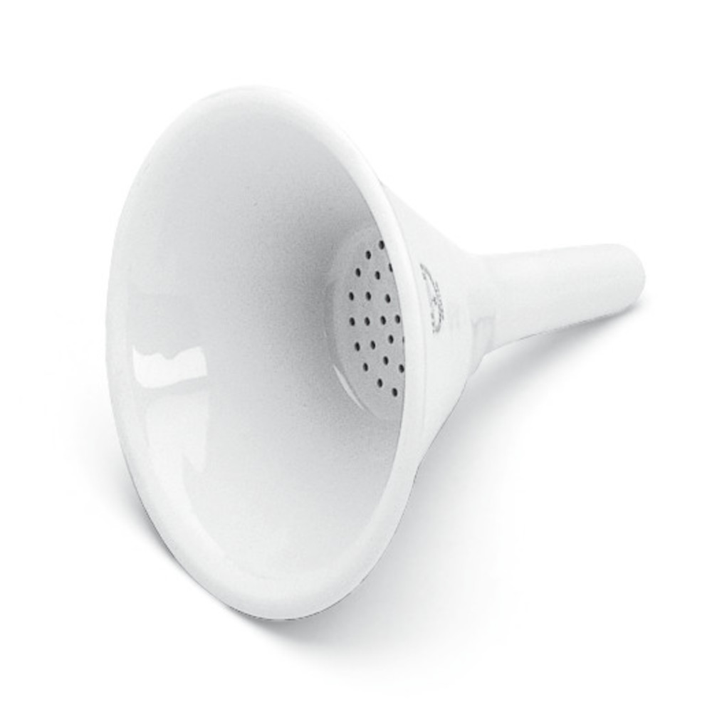 Hirsch funnel 126 made of porcelain, Ø filter plate 13 mm, H 61 mm, 1 unit(s)