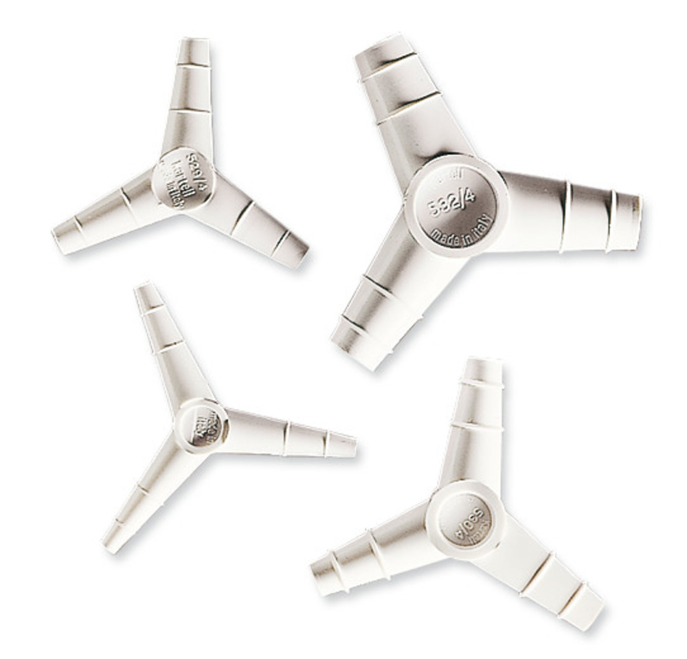 Rotilabo®-Y-pieces, PP, white, conical ends, outer-Ø  12 / 14 mm, 10 unit(s) — Carl Roth, cod TT54.1