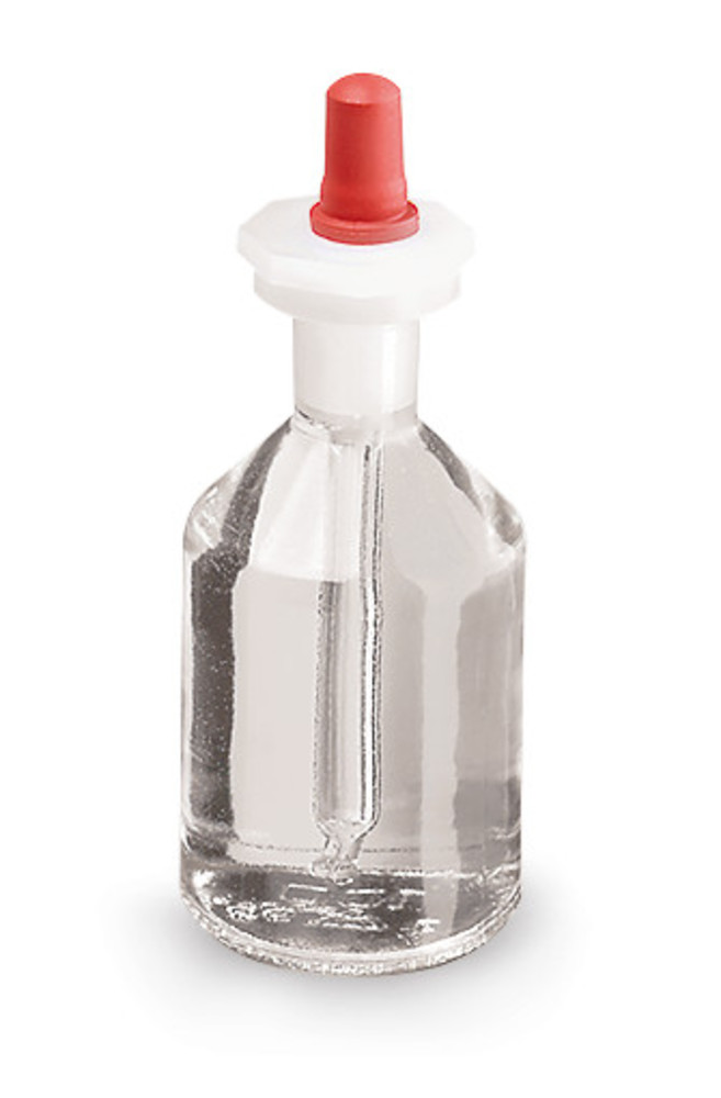 High breast bottles with pipette, clear glass, 50 ml, H 77 mm, 10 unit(s) — Carl Roth, cod TT98.1