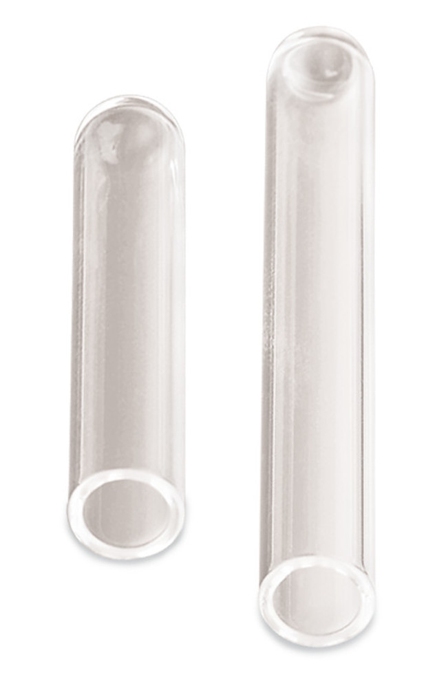 Durham-tubes, calcium soda glass, round bottom 0.5 ml, Ø 6 x H 35 mm