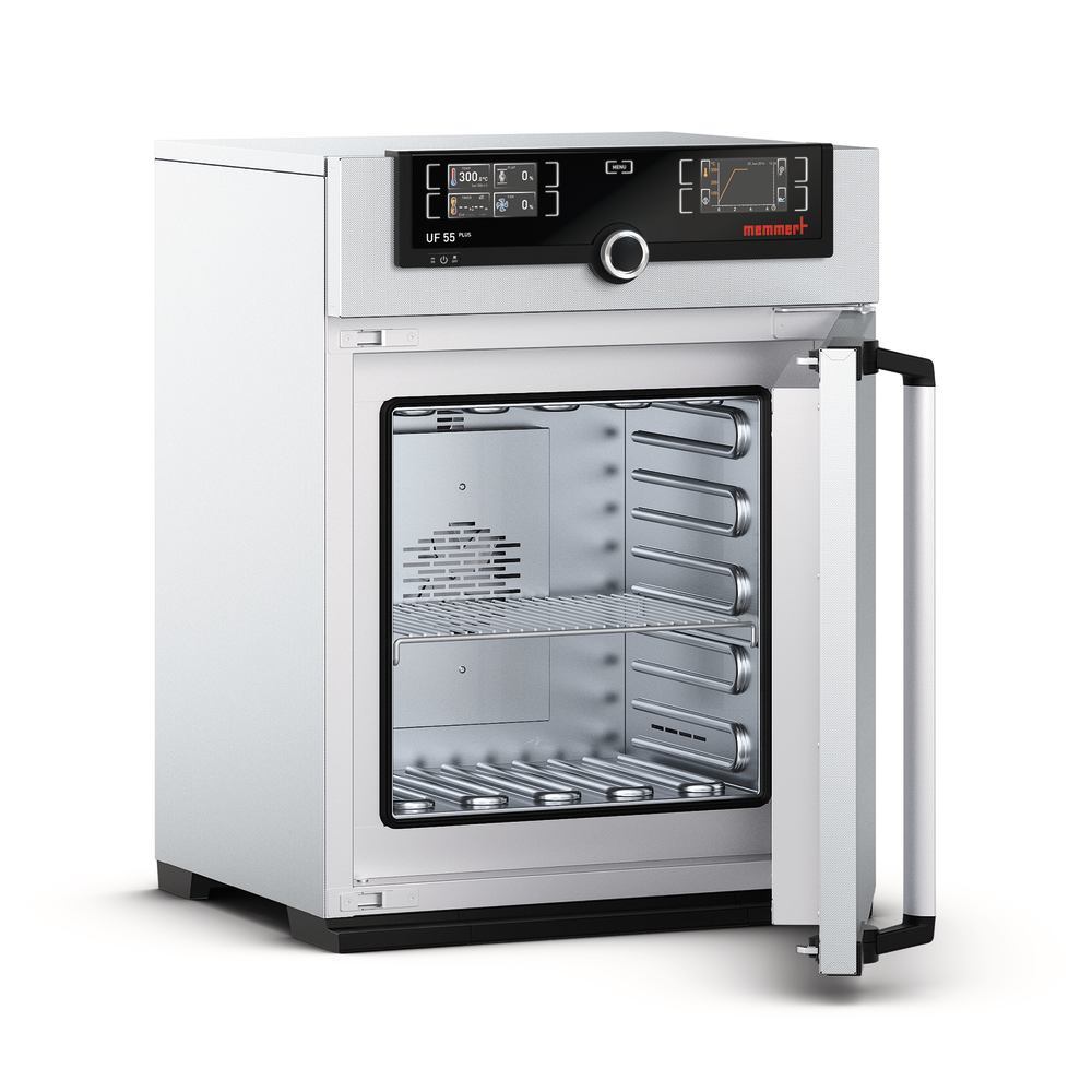 Univ.warming a. drying cabinet UFplus 55, 53 l, max. 300 °C, 2 graph.TFT-display