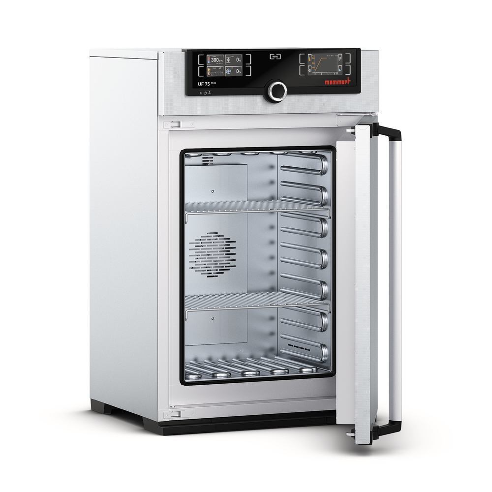 Univ.warming a. drying cabinet UFplus 75, 74 l, max. 300 °C, 2 graph.TFT-display
