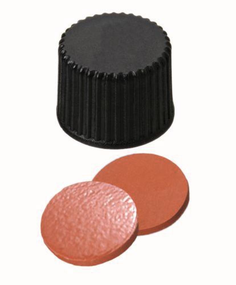 Screw cap, closed, PP, ND8, Sept. Natural rubber/TEF, 1.3 mm, 60°, 100 unit(s) — Carl Roth, cod TY72.1