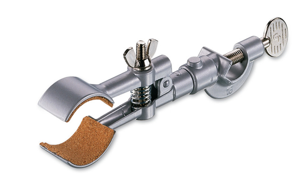 Stand clamps with boss head, powder-coated, span 12-25 mm, 1 unit(s)