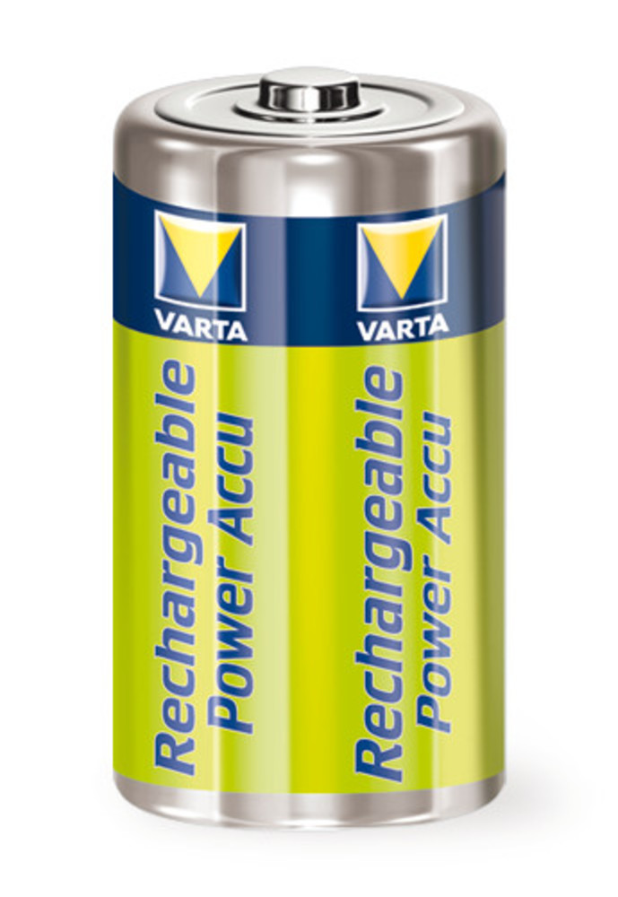 Rechargeable Power Accu, Mono/D, 1.2 V, 2 unit(s)