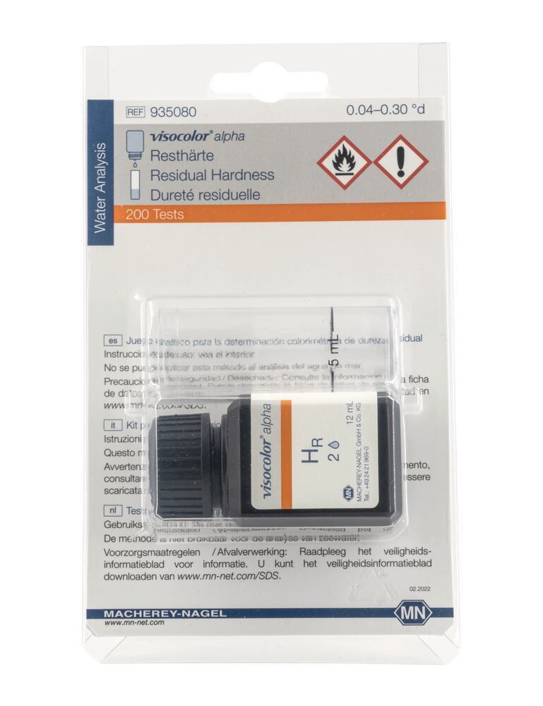 VISOCOLOR® alpha test kit, rest hardness °d, 1 unit(s)