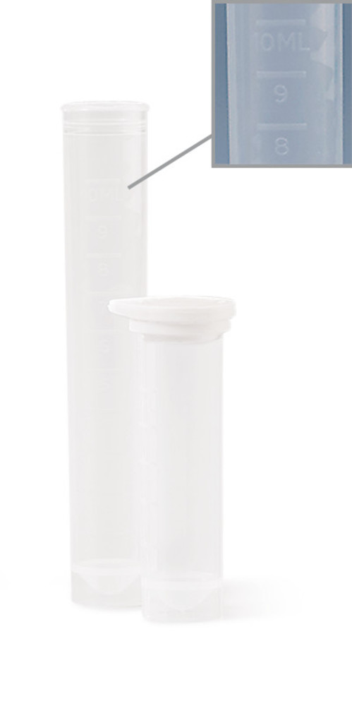 Test tube, 10 ml,, white, with tamper-evident seal, 250 unit(s) — Carl Roth, cod X332.1