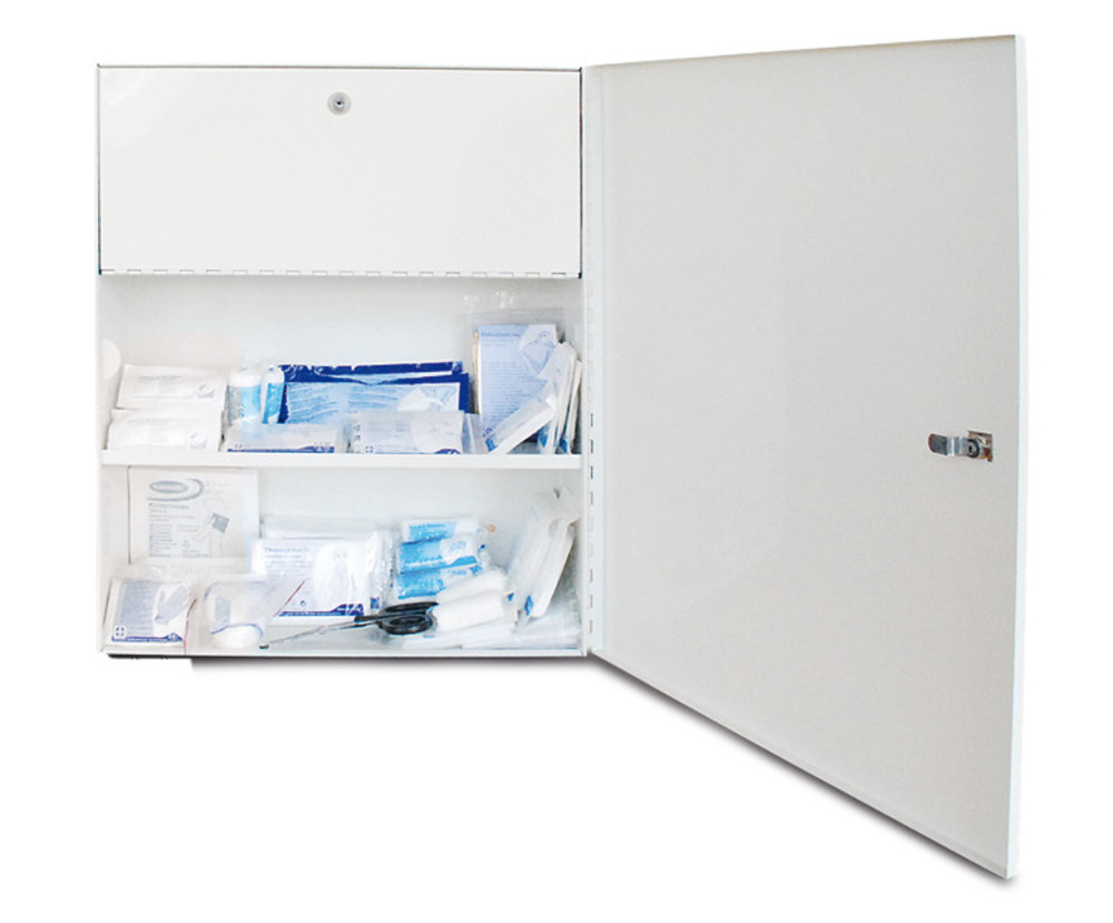 First-aid cabinet made of sheet steel, with poison box, 1 unit(s)