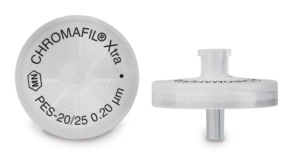 CHROMAFIL® syr. adaptor filters PES Xtra, pore size 0.20 µm, Ø 25 mm, 400 p.
