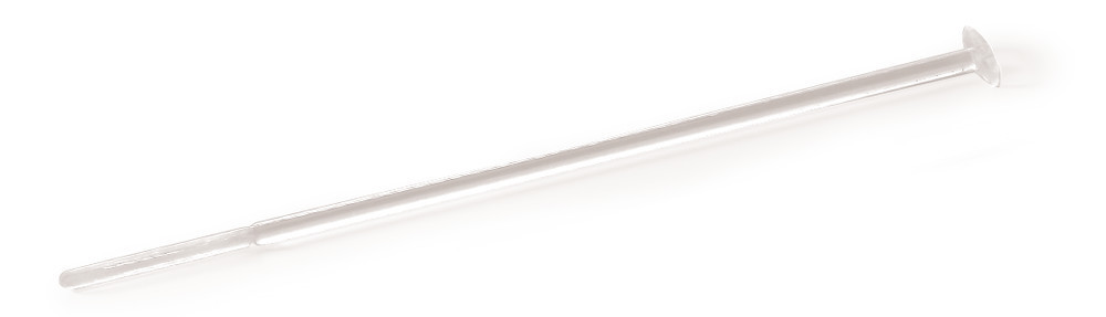 Stirring spatula, PS, overall L 120 mm, With mixing plate, sheet, L 30 x W 3 mm — Carl Roth, cod XL60.1