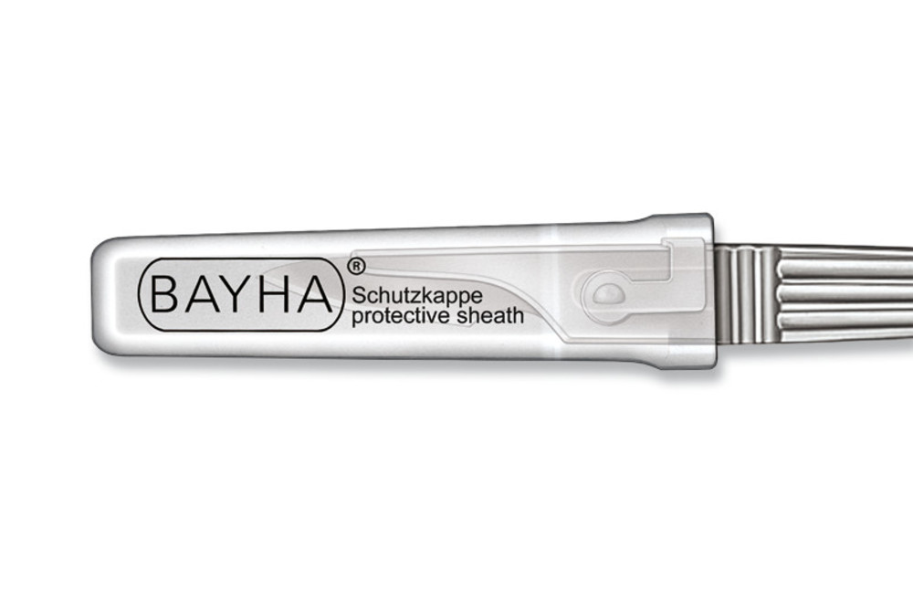 Scalpel protective cap, PP, L 80 x B 20 x H 11 mm, 1 unit(s)