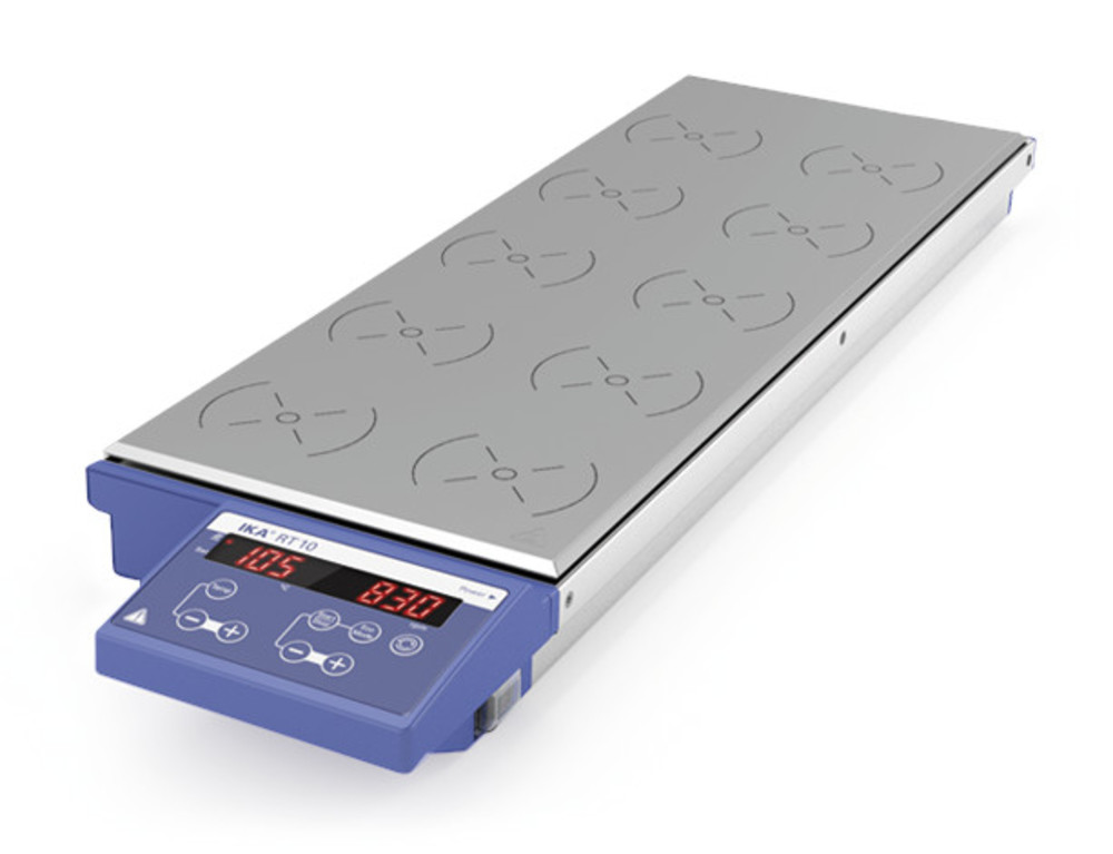 Multi-posit. magnetic stirrer w. heater, RT 10 — Carl Roth, cod XT37.1