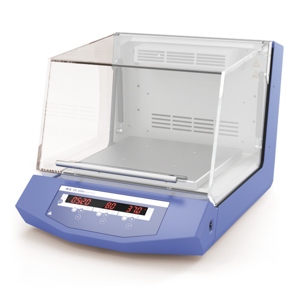 KS 3000 i control incubator shaker, 5 °C above AT up to +80,0 °C, 10-500/min