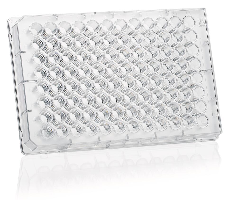 Microtitration plates pureGradeTM S, 350 µl/well, F-profile, sterile,w. cover