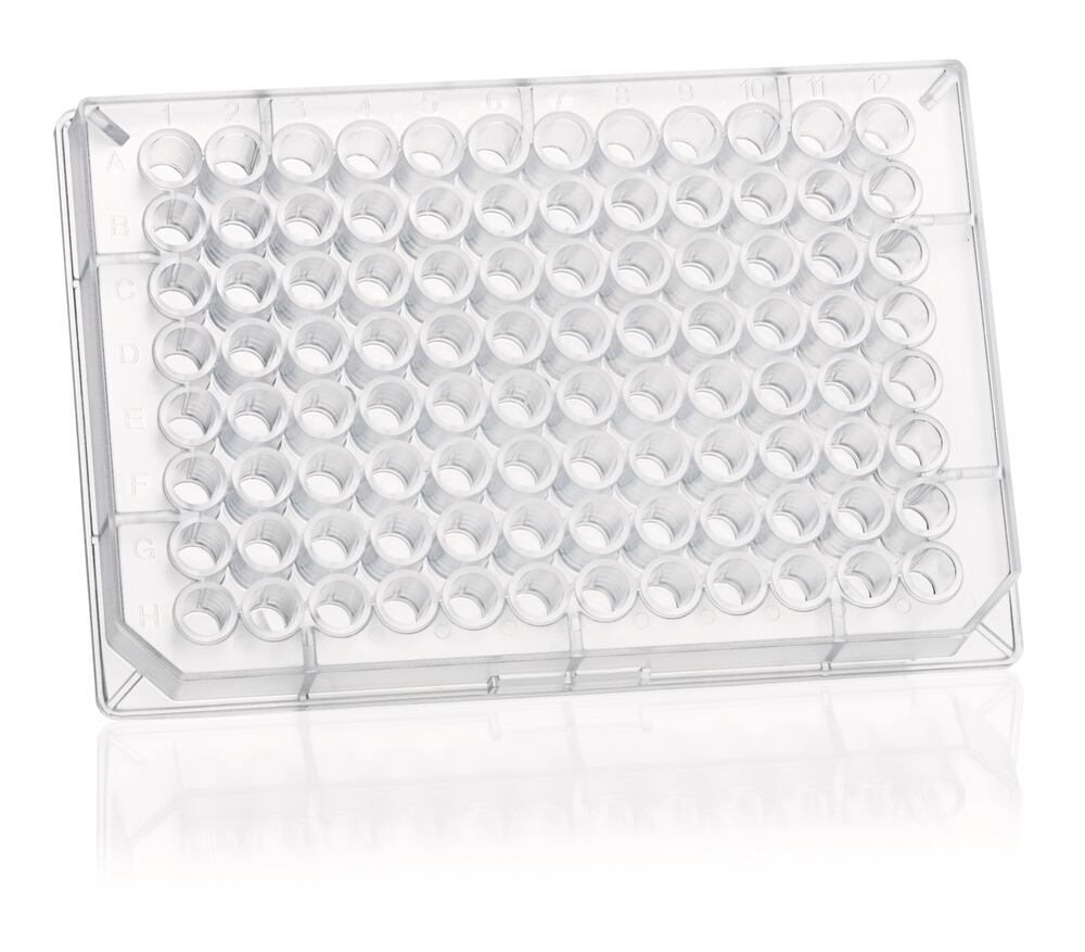 Microtitration plates pureGradeTM, UV, 350 µl/well, F-bottom, 50 unit(s)