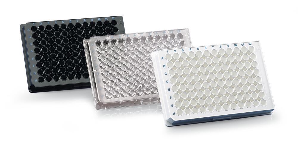 Microtitration plates immunoGradeTM, 350 µl/well, transparent, F-bottom
