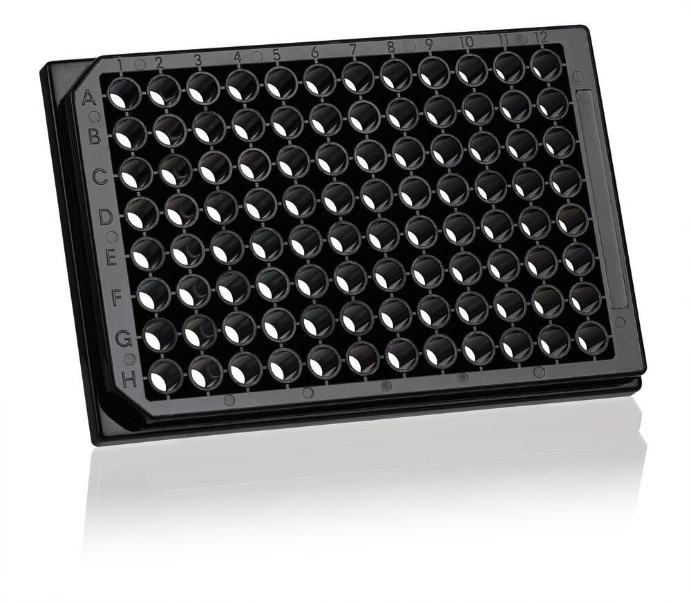 Microtitration plates cellGradeTM, 330 µl/well, black, w. transp. bottom — Carl Roth, cod XT75.1