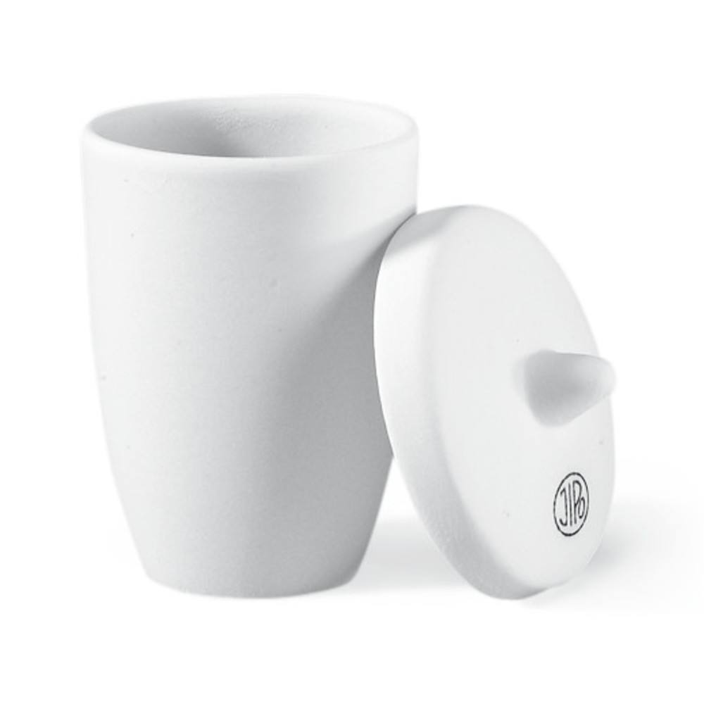 Rotilabo®-crucible with cover, made of unglazed porcelein, high form, 5 unit(s)