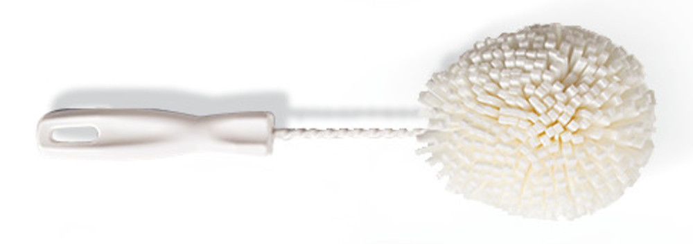 Rotilabo®-cleaning brush, round head, for low vessels, top Ø 60 mm, L 250 mm