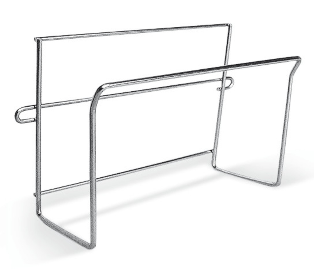 Rotilabo®-wall dispenser, stainl. steel, for 1 box, L 180 x W 85 x H 135 mm