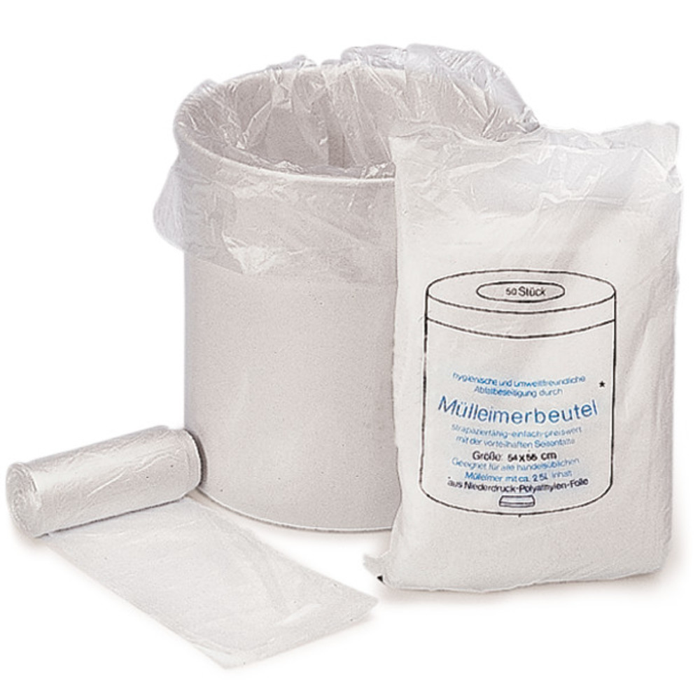 Waste bags, PE, 550 x 650 mm, 40 l, 200 unit(s)