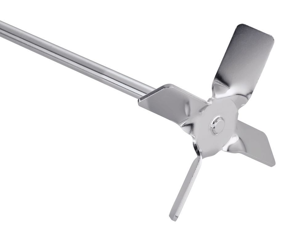 Stirring blade, propeller, 4-winged, stirrer Ø 150 mm, shaft-length 800 mm