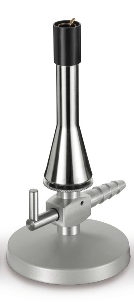 Teclu burner for natural gas, acc. DIN, with stopcock and pilot flame, 1 unit(s)
