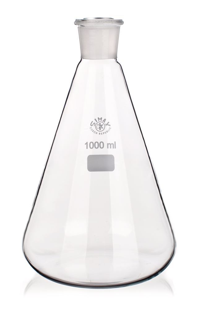 Rotilabo®-Erlenmeyer flasks boros.glass, with standard ground joint 14/23, 25 ml