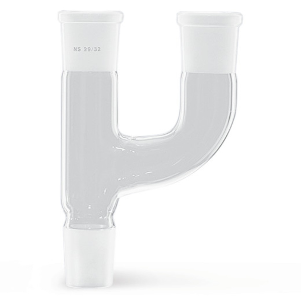 Two-necked adapter, DURAN®, paral. necks, sockets NS 14/23, cone NS 14/23