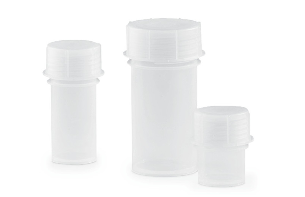 Sample tins, PP, 180 ml, with screw cap, 10 unit(s)